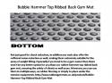 11399_Bubble_Hammer_Top_Ribbed_Back_Gym_Mat.